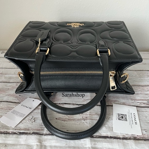 ✅Coach Maggie Small Tote Bag In Signature Leather - Picture 5 of 13